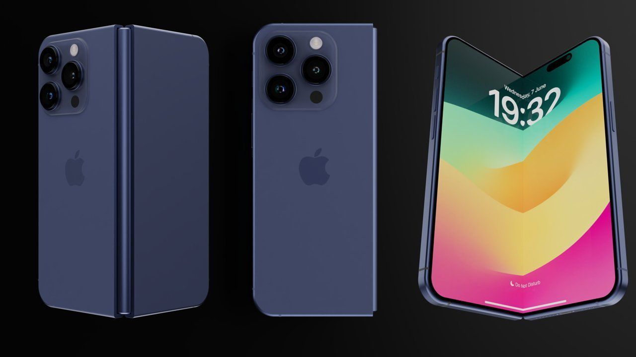 Ảnh concept iPhone Fold.