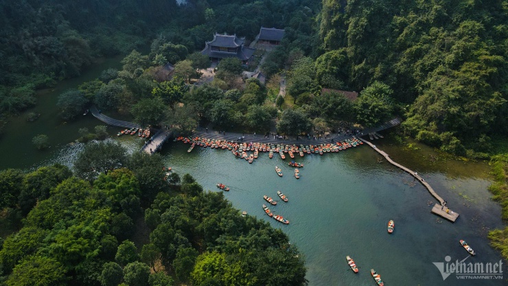 Khu du lịch sinh thái Tràng An (Ninh Bình). Ảnh: Thạch Thảo