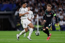 Trực tiếp bóng đá Real Madrid - Arsenal: Trọng tài bẻ còi, không cho Real hưởng 11m (Cúp C1)