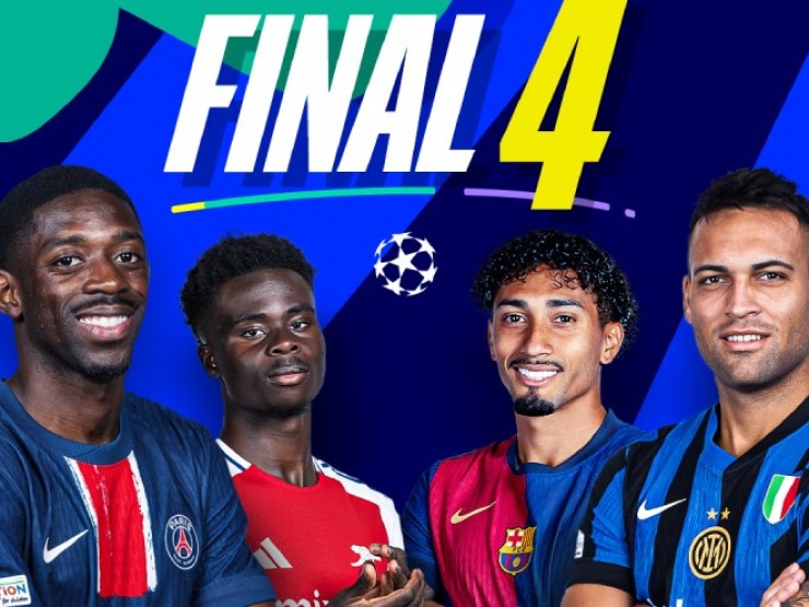 Lộ diện 4 anh hào vòng bán kết cúp C1: Arsenal đại chiến PSG, Barca đấu Inter Milan
