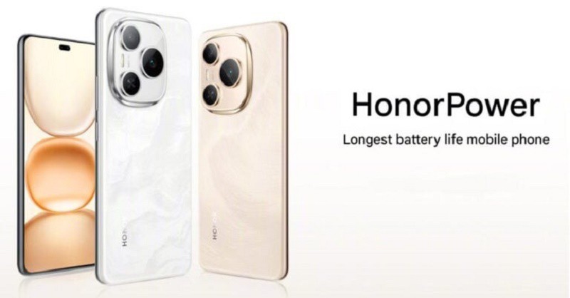 Honor Power trang bị pin dung lượng lên tới 8.000 mAh.
