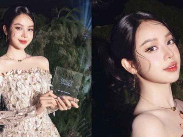 Hoa hậu Thanh Thủy nhận giải thưởng Người đẹp có Gương mặt đẹp nhất năm