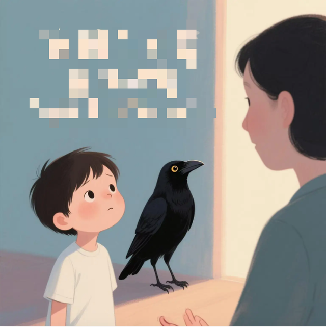 Luật Quạ (định luật con quạ), sẽ giúp bạn giải quyết căng thẳng giữa bạn và con cái và khôi phục lại sự hòa thuận cho gia đình. Ảnh minh hoạ