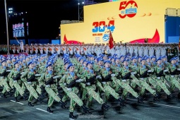 38 khối Quân đội, Công an lần đầu hợp luyện diễu binh ở TPHCM