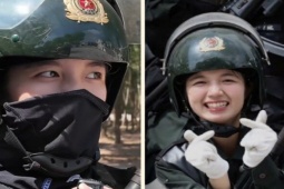 “Bông hồng thép” tại lễ diễu binh 30/4 gây xao xuyến vì khoảnh khắc đáng yêu, nhan sắc ngoài đời ngọt ngào tựa nàng thơ 