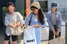 Từ công sở đến dạo phố: 9 cách diện áo sơ mi kẻ của gái Hàn khiến bạn muốn mặc mỗi ngày