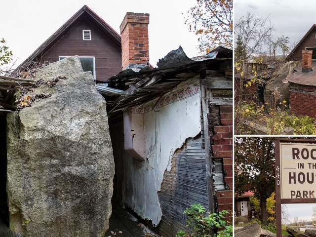 Cận cảnh ngôi nhà bị “bổ đôi“ bởi tảng đá 55 tấn từng hút khách du lịch