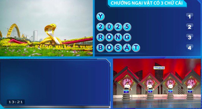 Ẩn số chướng ngại vật được Xuân Thái nhanh chóng giải đáp.