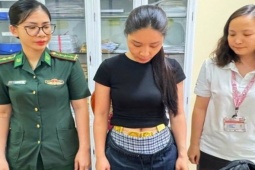 Người phụ nữ quấn quanh người 4kg vàng nhập cảnh qua cửa khẩu Móng Cái