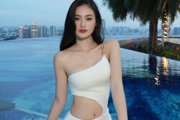 Hoa hậu Ý Nhi mặc bikini khoe body quyến rũ trước thềm thi Miss World, khác xa hình ảnh 2 tháng trước