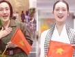 MC Hoài Anh VTV, hoa hậu Bảo Ngọc bắt trend 'Yêu Việt Nam'