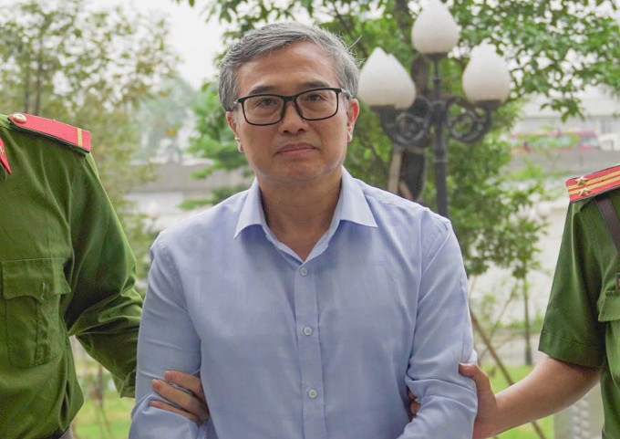 Cựu thứ trưởng Công Thương Hoàng Quốc Vượng, ngày 21/4. Ảnh: Hoàng Giang