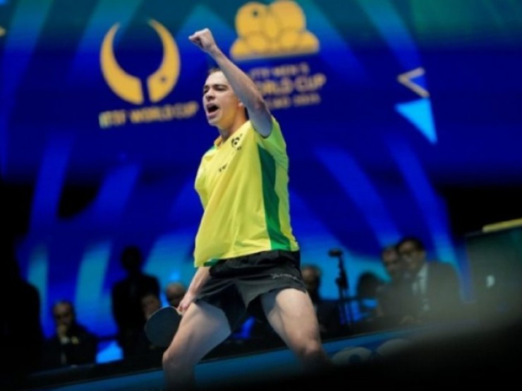 Kỳ tích vô địch bóng bàn thế giới: VĐV Brazil hạ siêu sao số 1 Trung Quốc