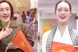MC Hoài Anh VTV, hoa hậu Bảo Ngọc bắt trend 'Yêu Việt Nam'