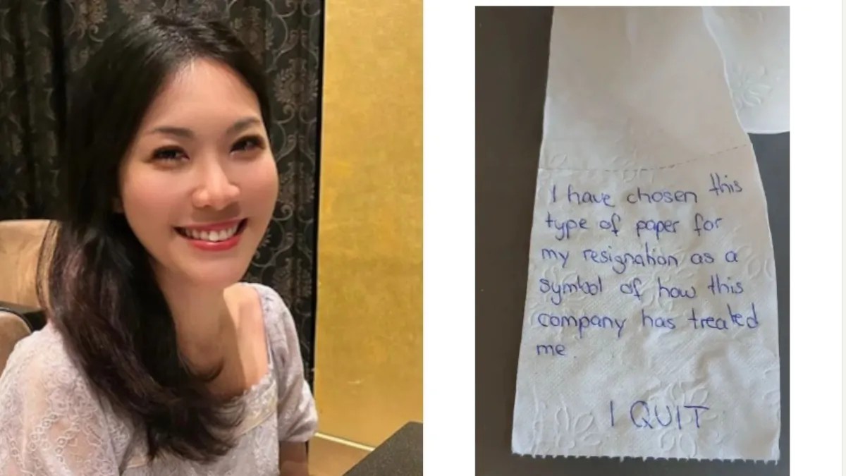 Angela Yeoh&nbsp;chia sẻ lá thư gây sốc của một nhân viên.