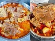 Ẩm thực - Bí quyết nấu lẩu sườn bò kim chi thơm ngon chuẩn vị
