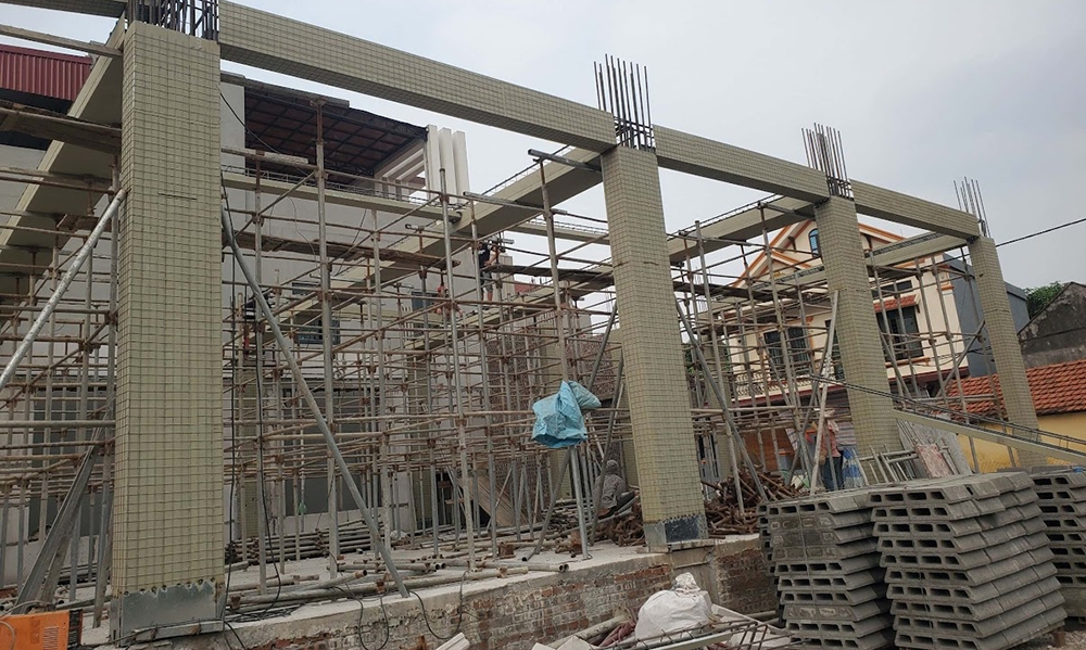 Thi công lắp dựng hệ GuBeam trong công trình dân dụng.