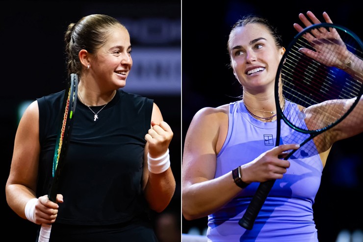 Video tennis Sabalenka - Ostapenko: Hạt giống số 1 nhận cú sốc (CK Stuttgart Open)