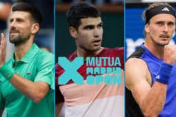 Kết quả thi đấu tennis đơn nam giải Madrid Open 2025 mới nhất
