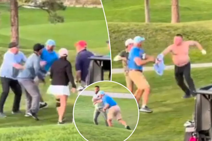 Ẩu đa như sàn đấu boxing xảy ra ở sân golf