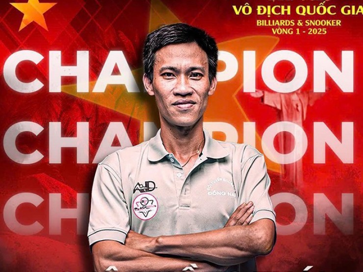 Châu Hồng Thái gây sốt làng bi-a: Treo cơ 3 năm, trở lại đã vô địch quốc gia