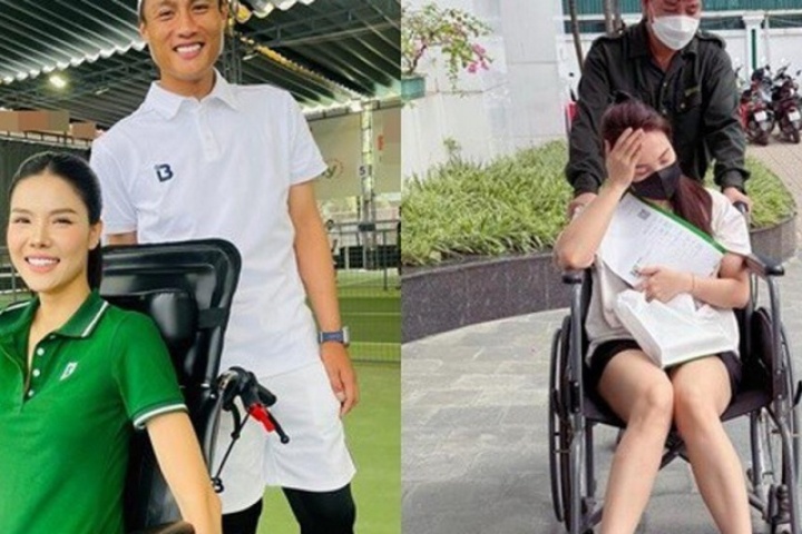 Sao Việt ngồi xe lăn, xước mặt bởi cùng một lý do: Vợ Mạc Hồng Quân phải phẫu thuật, Bảo Thanh "lui về ở ẩn"
