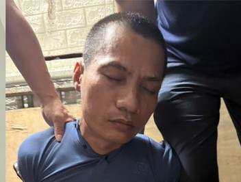 Vũ Văn Lịch khi bị bắt. Ảnh: ANTĐ