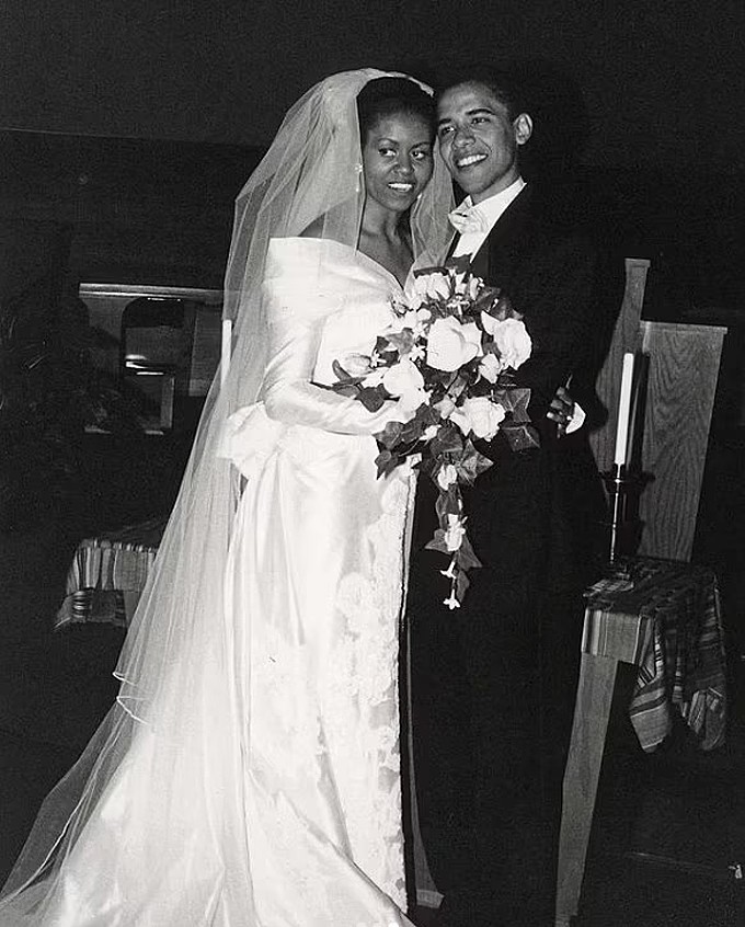 Barack và Michelle Obama kết hôn năm 1992. Ảnh: Instagram