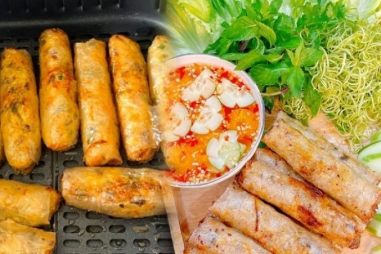 Cách rán nem giòn tan bằng nồi chiên không dầu và cách chọn bánh đa nem ngon