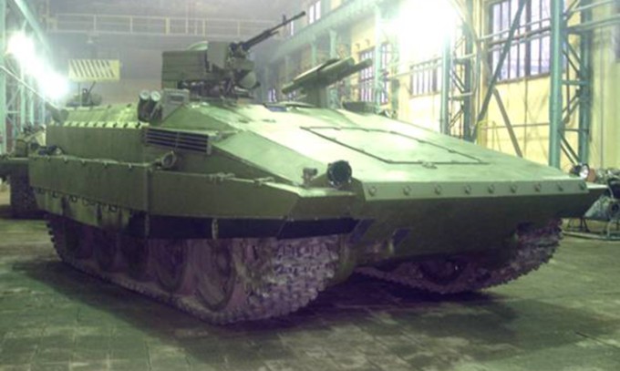 Nguyên mẫu thiết giáp BMP-55. Ảnh: BTVT