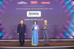 Amway Việt Nam vinh dự là doanh nghiệp FDI xuất sắc về dinh dưỡng và chăm sóc sức khỏe chủ động