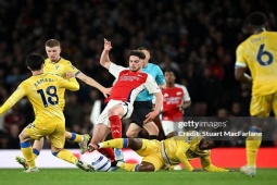 Video bóng đá Arsenal - Crystal Palace: 4 bàn rượt đuổi hấp dẫn (Ngoại hạng Anh)