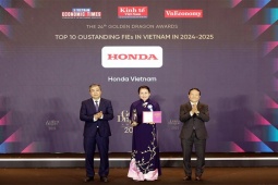 Honda Việt Nam vinh dự nhận giải thưởng Rồng Vàng năm 2025