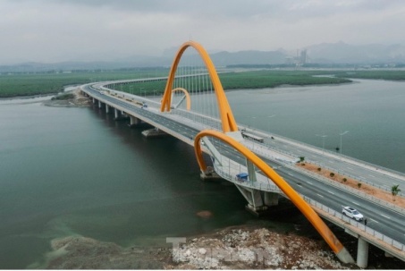 Độc đáo cây cầu uốn lượn giữa rừng ngập mặn ở Hạ Long