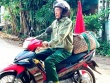 Cựu binh 75 tuổi mới xuất viện, một mình lái xe máy vượt 330km để dự đại lễ 30/4