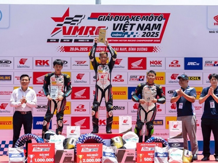 Chặng 1 đua xe mô tô VMRC 2025: Khởi động hấp dẫn, ngày hội tại Đại Nam