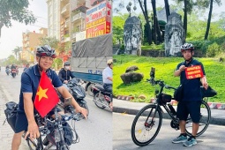 Hành trình truyền cảm hứng của chú Vũ Kiều Sơn: Đạp xe xuyên Việt kỷ niệm 50 năm ngày giải phóng miền Nam