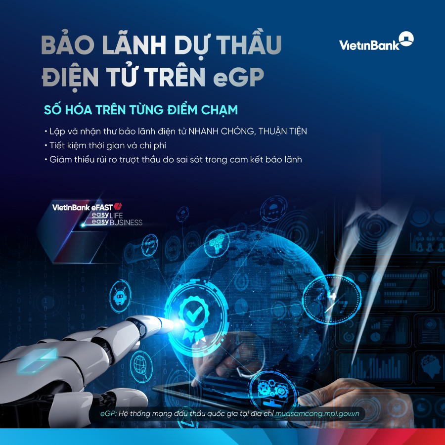 VietinBank tiên phong triển khai bảo lãnh dự thầu điện tử trên eGP - 1