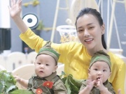 Đời sống Showbiz - Dàn sao Việt và con hòa vào không khí đại lễ