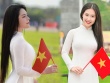 "Nàng thơ" xinh đẹp check-in cùng cờ đỏ sao vàng