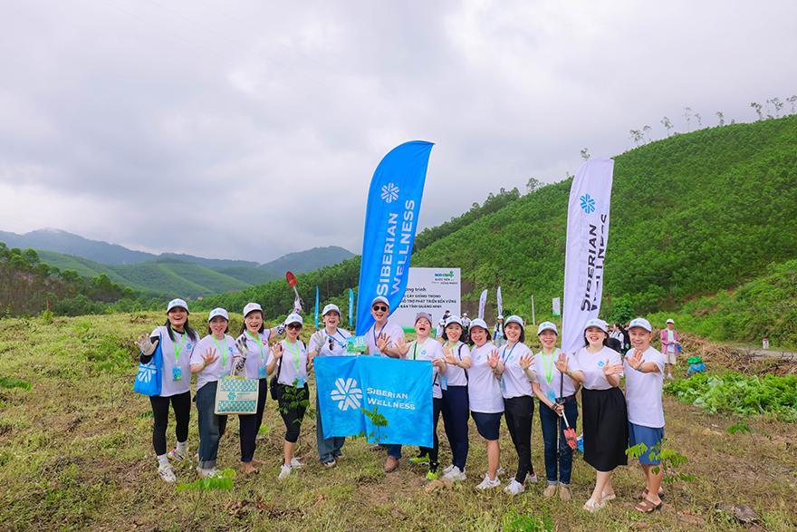 Những hoạt động trồng cây góp phần phát triển bền vững là ưu tiên hàng đầu của doanh nghiệp