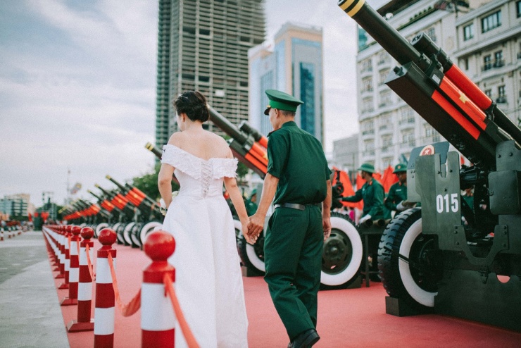Họ đã có những khoảnh khắc đầy ý nghĩa ở bến Bạch Đằng