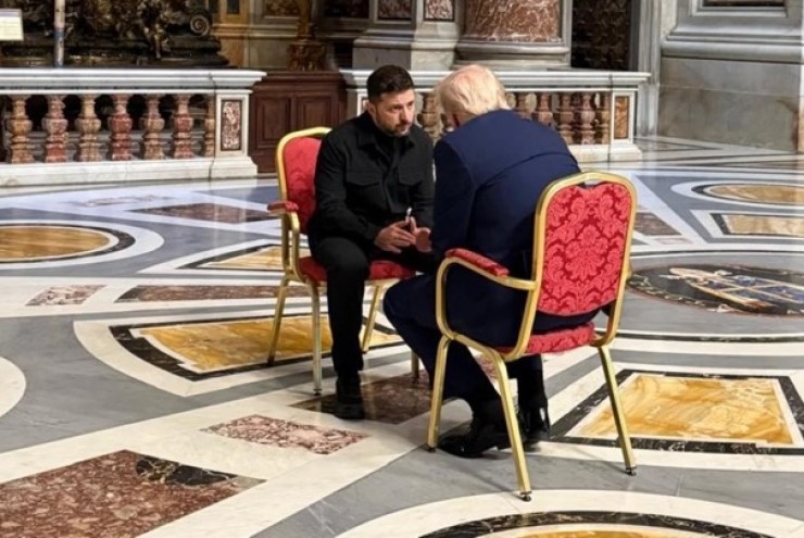 Ông Zelensky lần đầu gặp ông Trump kể từ cuộc tranh cãi nảy lửa ở Nhà Trắng