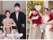 Chồng của “phú bà” Sam gây chú ý khi xuất hiện bên hai con