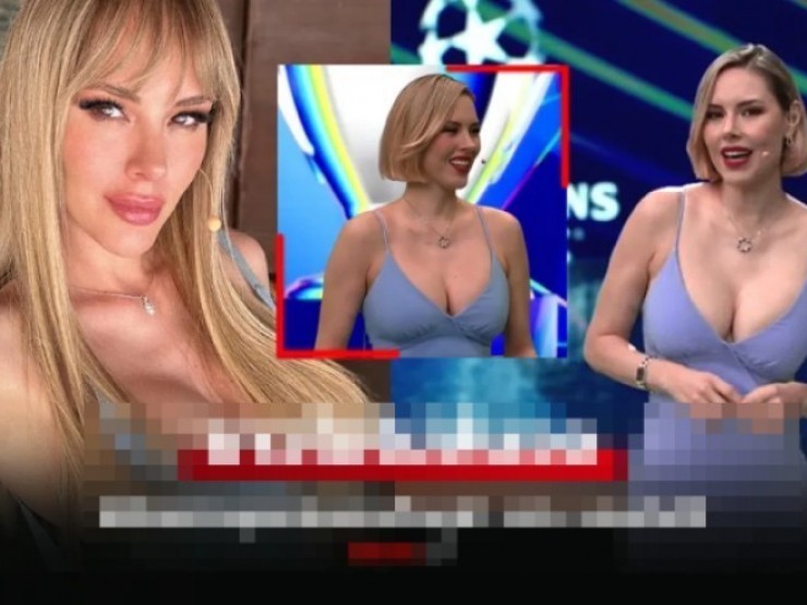 Nữ MC thể thao nổi bật khi khoe “vòng 1“ trên sóng truyền hình Cup C1