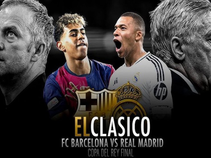Trực tiếp bóng đá Barcelona - Real Madrid: Nảy lửa Siêu kinh điển lần 3 (Chung kết Cúp nhà Vua)