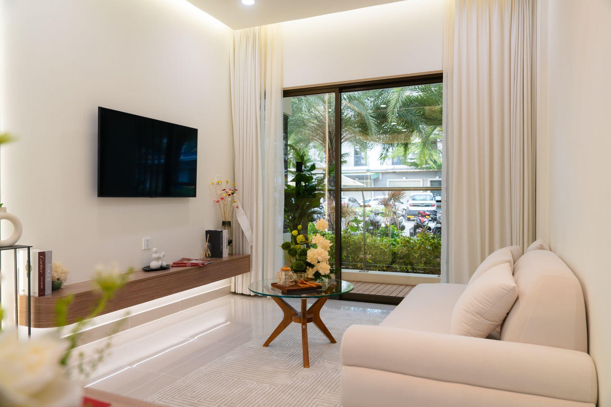 Căn hộ bàn giao sẽ bao gồm nhiều nội thất hiện đại