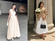 Biến hóa chân váy bí ngô dáng dài cùng 3 kiểu áo: Diện đi làm hay đi chơi đều xinh miễn bàn