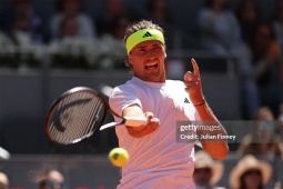 Video tennis Zverev - Fokina: Điểm nhấn tie-break, ngược dòng bản lĩnh (Madrid Open)