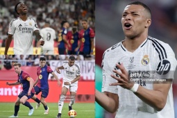 Kịch tính Barcelona - Real Madrid: "Tiếng gầm" của Mbappe vẫn đầu hàng Flick